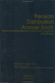 Cover of: The Pension Distribution Answer Book 2004 (Pension Distribution Answer Book)