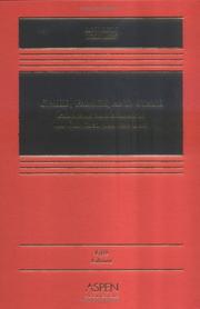 Cover of: Child, family, and state: problems and materials on children and the law / c Robert H. Mnookin, D. Kelly Weisberg.