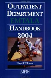 Cover of: Outpatient Department Emtala Handbook 2004