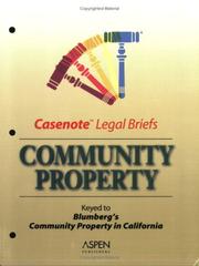 Cover of: Casenote Legal Briefs by Casenotes