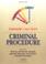 Cover of: Criminal Procedure