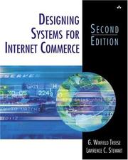 Cover of: Designing Systems for Internet Commerce (2nd Edition) | G. Winfield Treese