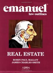 Cover of: Emanuel Law Outlines: Real Estate