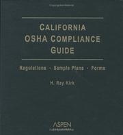 Cover of: California Osha Compliance Guide (OSHA Compliance Manuals)