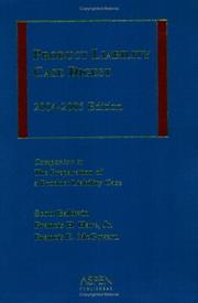 Cover of: Product Liability Case Digest 2004-2005