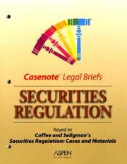Cover of: Casenote Legal Briefs: Securities Regulation - Keyed to Coffee & Seligman