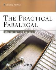 Cover of: The Practical Paralegal: Strategies for Success