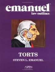 Cover of: Torts by Steven Emanuel, Steven Emanuel