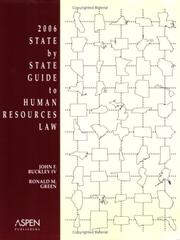 Cover of: 2006 State by State Guide to Human Resources Law (State By State Guide to Human Resources Law)