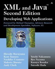 Cover of: XML and Java: developing Web applications