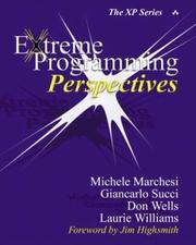 Cover of: EXtreme programming perspectives by Michele Marchesi ... [et al.].