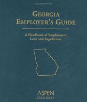 Cover of: Georgia Employer's Guide by Aspen Publishers Editorial
