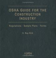 Cover of: OSHA Guide for the Construction Industry