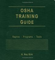 Cover of: OSHA Training Guide by H. Ray Kirk