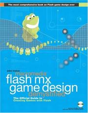 Cover of: Macromedia Flash MX game design demystified by Jobe Makar