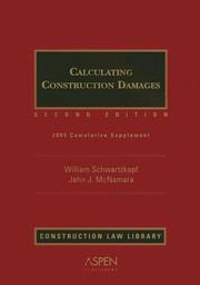 Cover of: Calculating Construction Damages: Cumulative Supplement