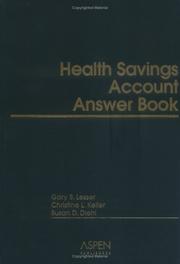 Cover of: The Health Savings Account (Hsa) Answer Book