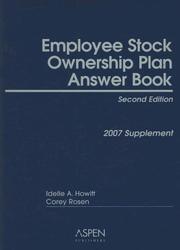 Employee Stock Ownership Plan Answer Book by Idelle A. Howitt