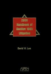 Cover of: Handbook of Section 1983 Litigation