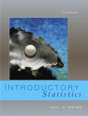 Cover of: Introductory Statistics (7th Edition) (Weiss Series) by Neil A. Weiss, Neil A. Weiss