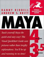 Cover of: Maya (Visual QuickStart Guide) by Danny Riddell, Andrew Britt, Danny Riddell, Andrew Britt