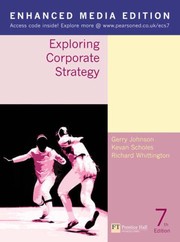 Cover of: Exploring Corporate Strategy Enhanced Media Edition, 7th Edition: Text Only with OneKey WebCT Access Card