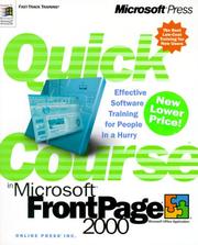 Cover of: Quick Course(r) in Microsoft(r) FrontPage(r) 2000