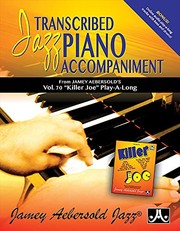 Cover of: Jazz Piano Voicings: Transcribed Comping from Volume 70 Killer Joe Play-A-Long Recording, Book and Online Audio