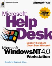 Cover of: Microsoft(r) Help Desk for Microsoft  Windows NT(r)  Workstation 4.0 by Compiled By Stephen L. Nelson
