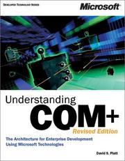 Cover of: Understanding COM+, Revised Edition (Developer Technology Series)