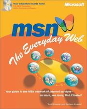 Cover of: MSN  The Everyday Web(TM) (Eu-Independent) by Scott Knaster, Barbara Knaster