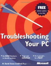 Troubleshooting your PC by M. David Stone, Alfred Poor