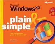 Microsoft Windows XP plain & simple by Jerry Joyce, Marianne Moon