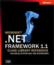 Microsoft .Net framework 1.1 class library reference by Microsoft Corporation