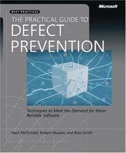 Cover of: The Practical Guide to Defect Prevention (Pro - Best Practices)