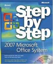 Cover of: The 2007 Microsoft  Office System Step by Step by Online Training Solutions Inc., Curtis Frye, Joan Preppernau, Joyce K. Cox, Steve Lambert