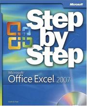 Cover of: Microsoft  Office Excel  2007 Step by Step (Step By Step (Microsoft)) by Curtis Frye