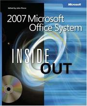 Cover of: 2007 Microsoft  Office System Inside Out by John Pierce