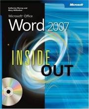 Cover of: Microsoft  Office Word 2007 Inside Out by Katherine Murray, Mary Millhollon, Beth Melton