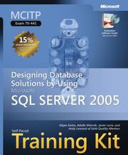 Cover of: MCITP Self-Paced Training Kit (Exam 70-441) by Dejan Sarka, Andy Leonard, Javier Loria, Adolfo Wiernik