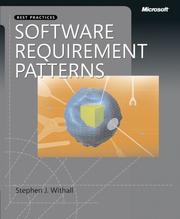Cover of: Software Requirement Patterns (Best Practices) by Stephen Withall