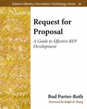 Request for proposal by Bud Porter-Roth, Ralph Young