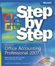 Microsoft Office Accounting Professional 2007 step by step by Curtis Frye, William E. Pearson