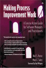 Cover of: Making Process Improvement Work by Neil S. Potter, Mary E. Sakry