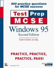 Cover of: MCSE TestPrep: Windows 95, Second Edition (Covers Exam #70-064)