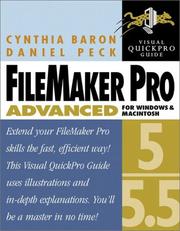 Cover of: FileMaker Pro 5/5.5 Advanced for Windows and Macintosh Visual QuickPro Guide