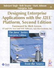 Cover of: Designing Enterprise Applications with the J2EE Platform
