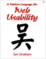 Cover of: A pattern language for Web usability