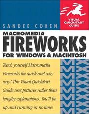 Macromedia Fireworks MX for Windows and Macintosh by Sandee Cohen