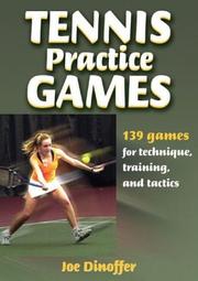 Cover of: Tennis Practice Games